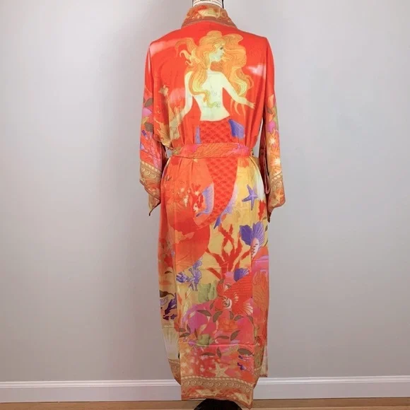 Bohemian Enchanted Mermaid Kimono Duster NEW! - Picture 7 of 12
